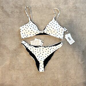 NWT Dippin Daisy's Polka Dot Bikini Set